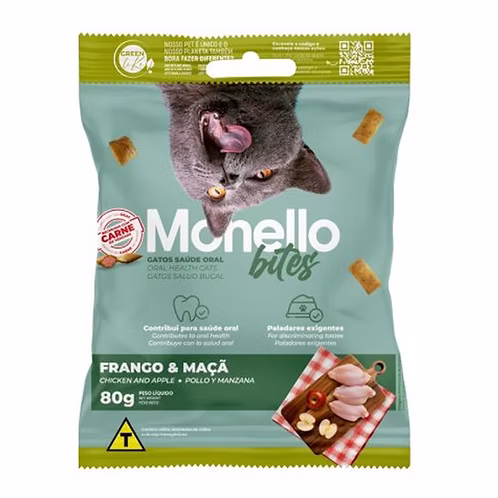 Monello Bites Gatos Salud Bucal - 80gr - Imagen 1