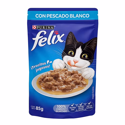 Felix Pouch Pescado Blanco - 85g - Imagen 1