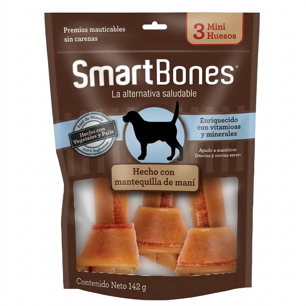 SmartBones Hueso Pequeño Mantequilla de Maní - Imagen 1