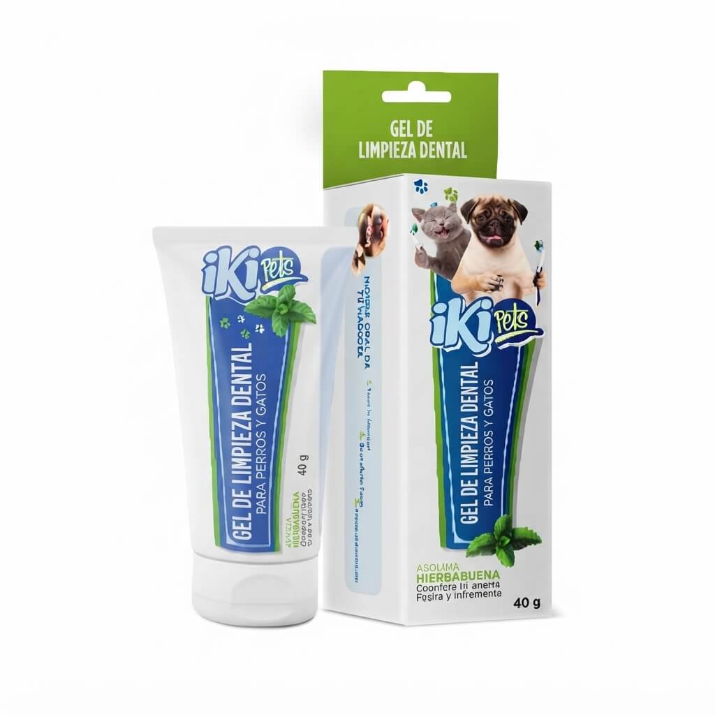 Gel Dental Ikipets Perros y Gatos - Imagen 1