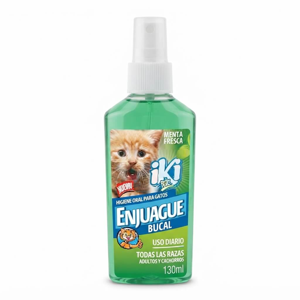 Enjuague Bucal Ikipets para Gatos - Imagen 1