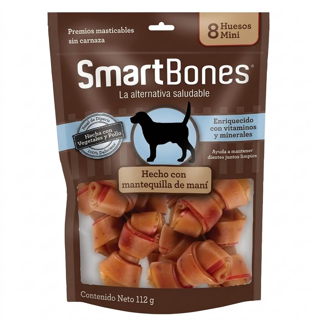 SmartBones Hueso Mini Mantequilla de Maní - Imagen 1