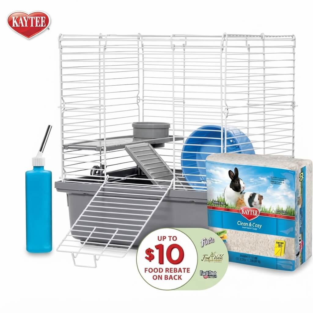 Kit de Hábitat Inicial Kaytee para Hámsters - Imagen 1