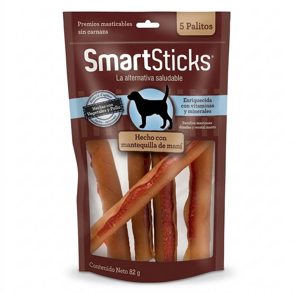 SmartBones Sticks Mantequilla de Maní - Imagen 1