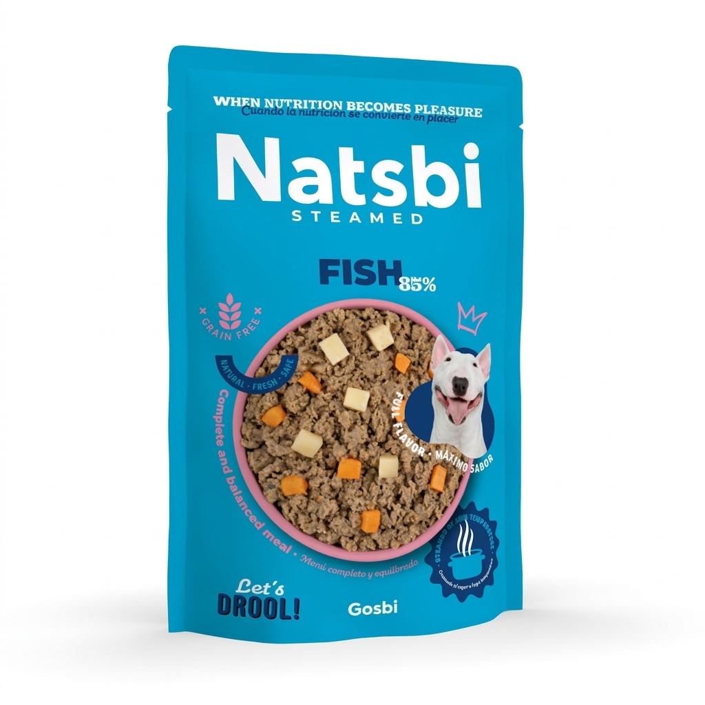 Natsbi Steamed Dog Fish 200g - Imagen 1