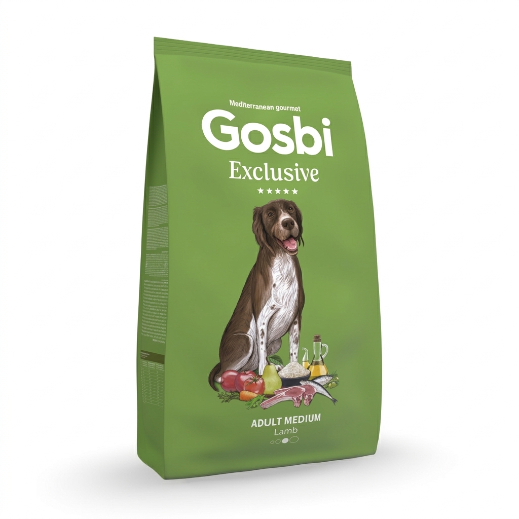 Gosbi Exclusive Dog Adult Medium Lamb 3kg - Imagen 1