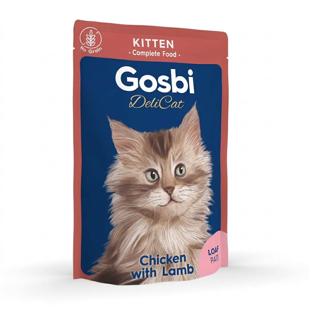 Gosbi Delicat Kitten Chicken with Lamb 70g - Imagen 1