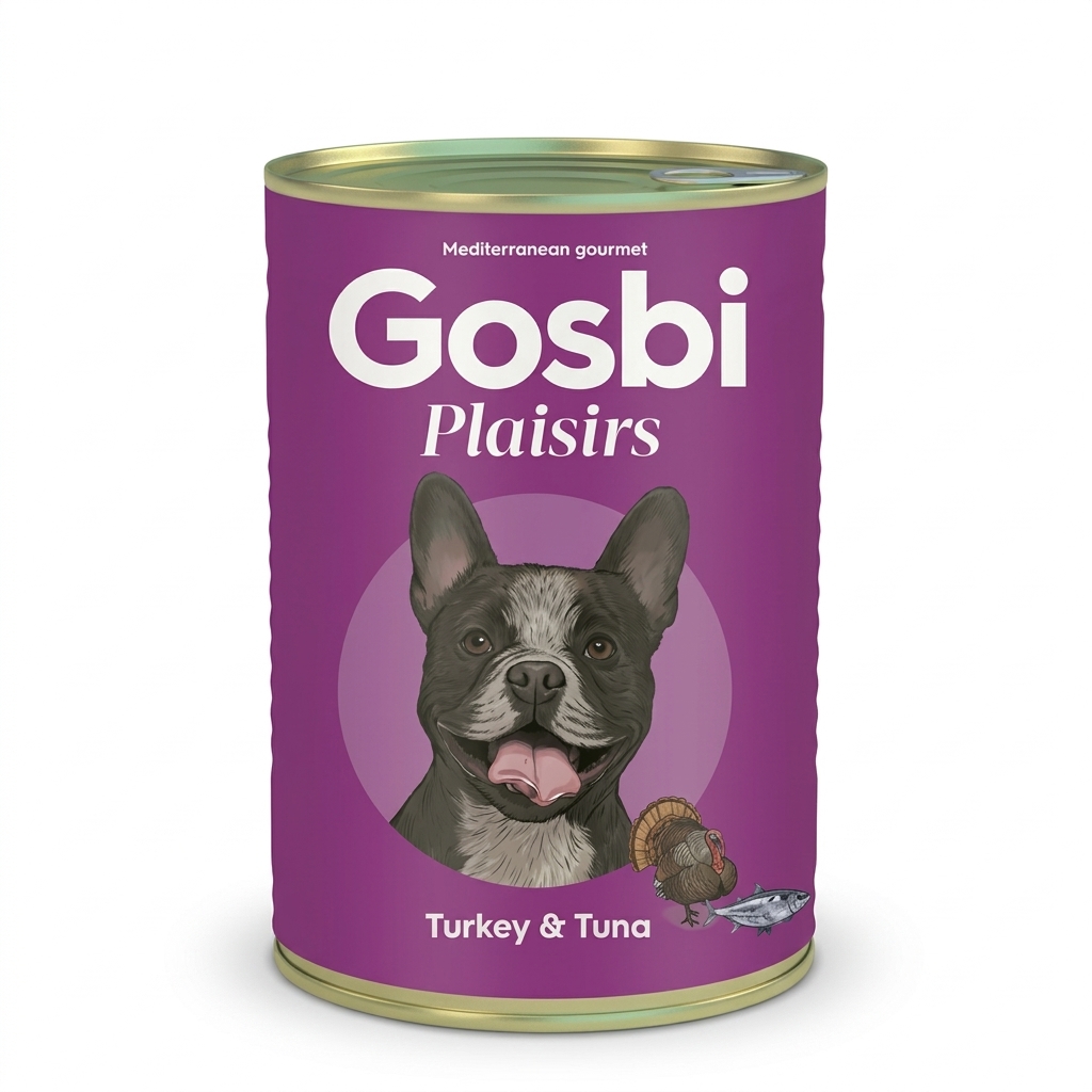 Gosbi Plaisirs Turkey & Tuna 400g - Imagen 1