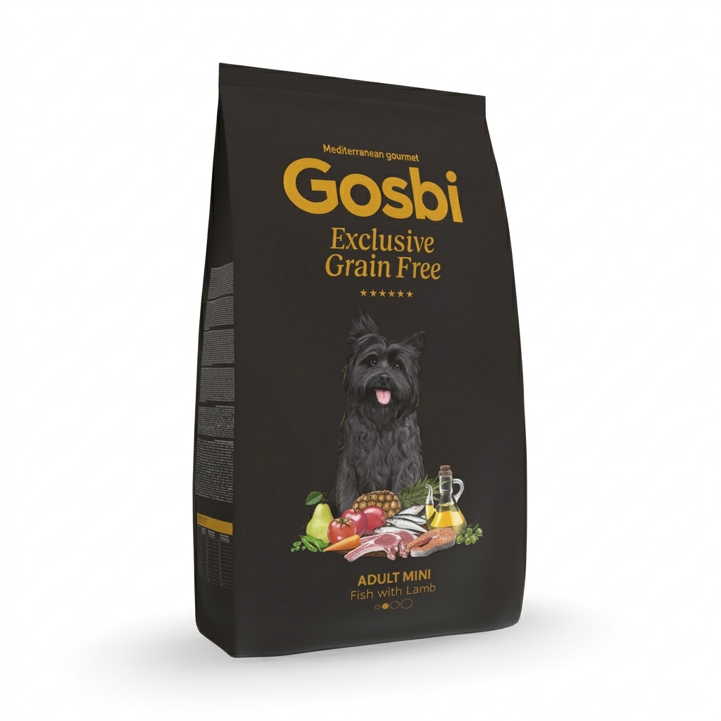 Gosbi Exclusive Grain Free Dog Adult Mini Fish with Lamb 2kg - Imagen 1