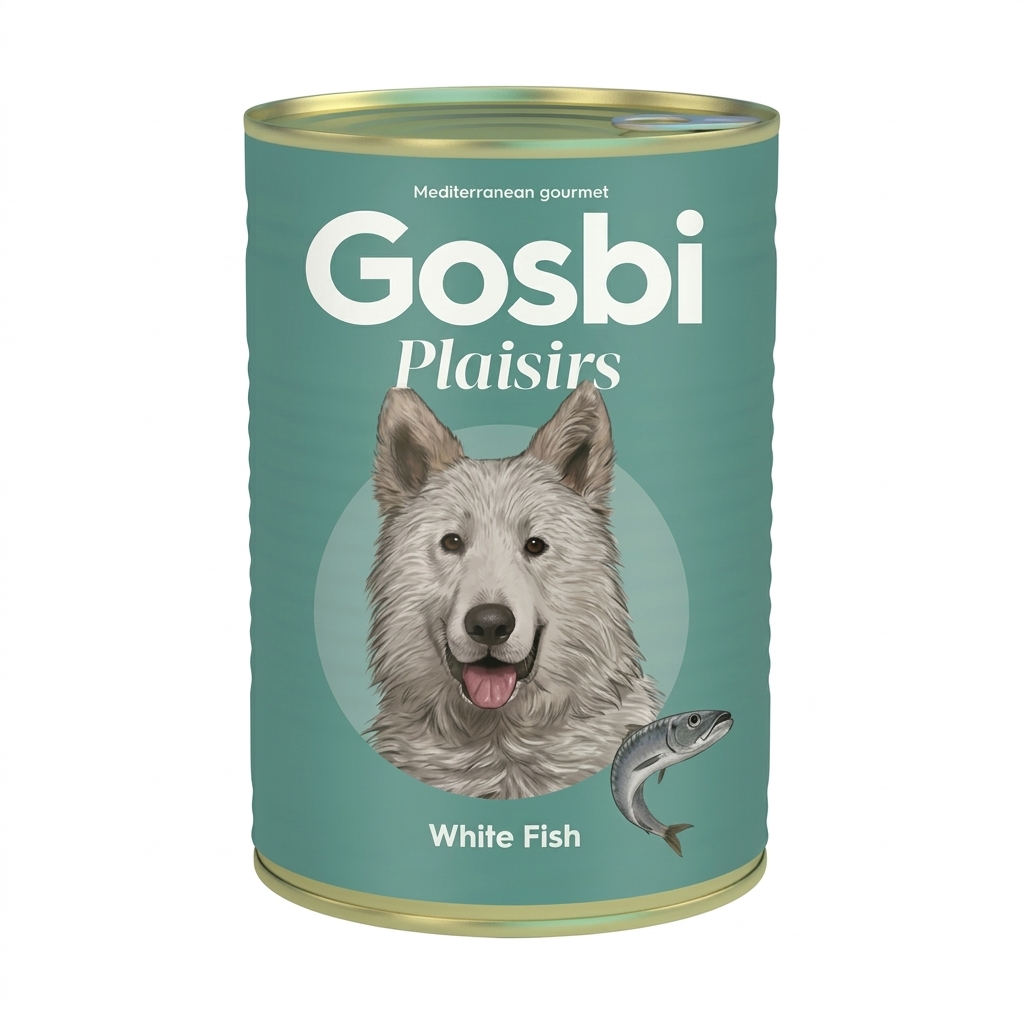 Gosbi Plaisirs White Fish 370g - Imagen 1