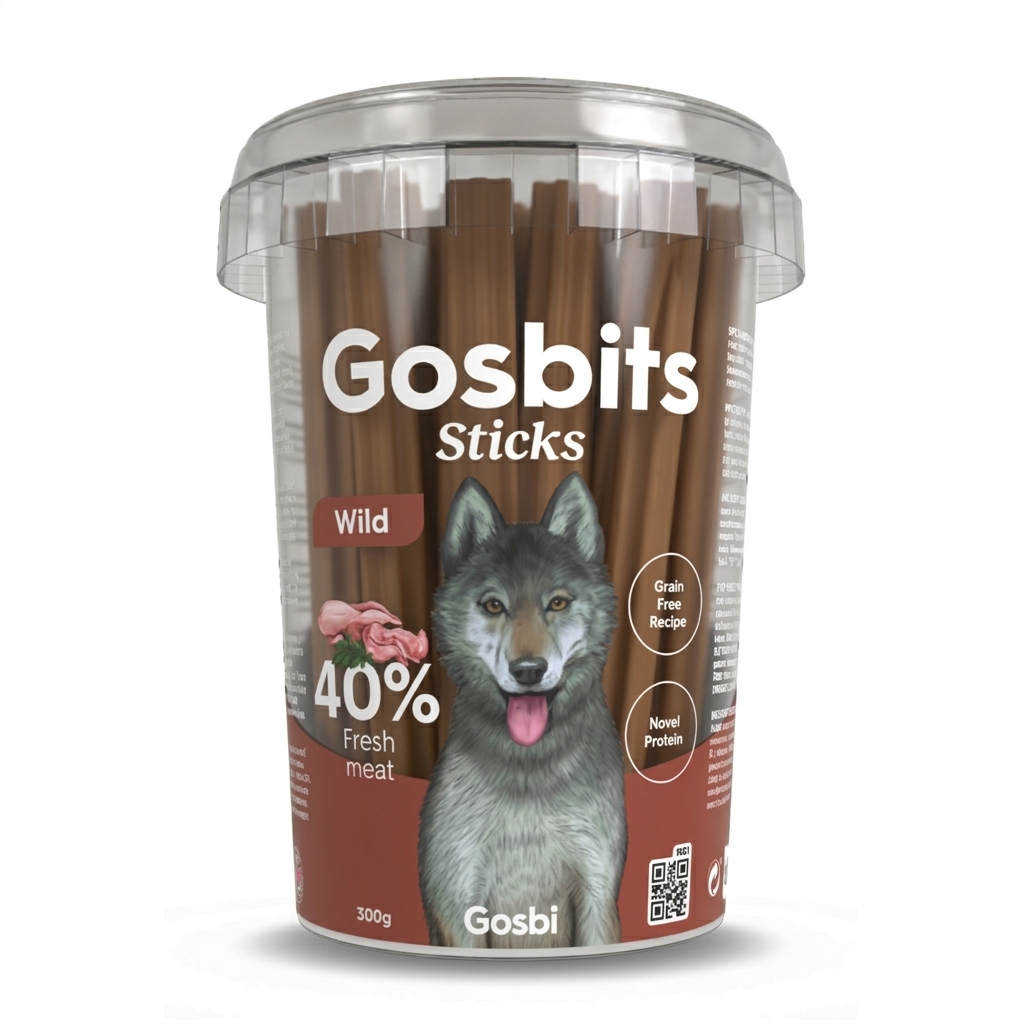 Gosbits Sticks Dog Wild 300g - Imagen 1