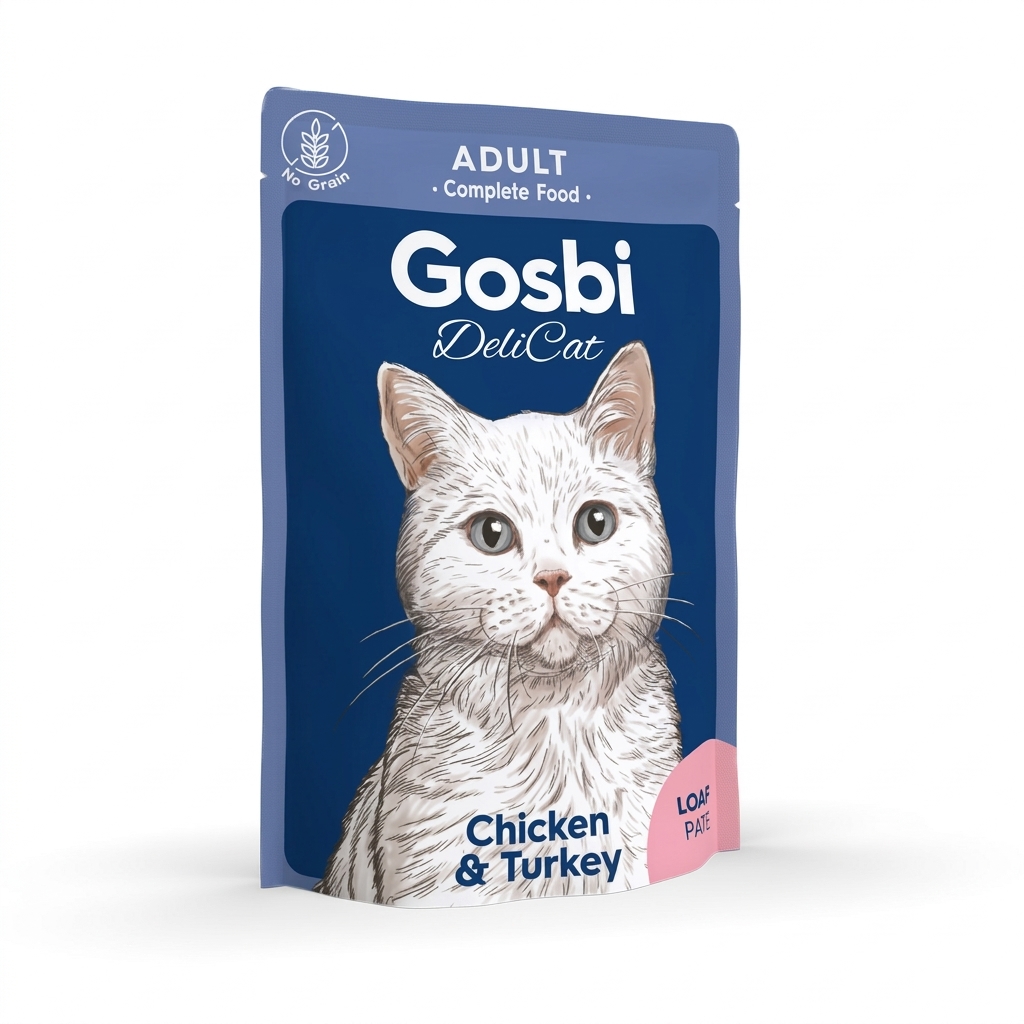 Gosbi Delicat Adult Chicken & Turkey 70g - Imagen 1