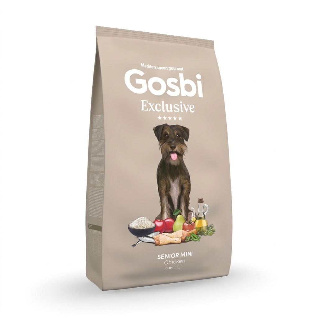 Gosbi Exclusive Dog Senior Mini Chicken 2kg - Imagen 1