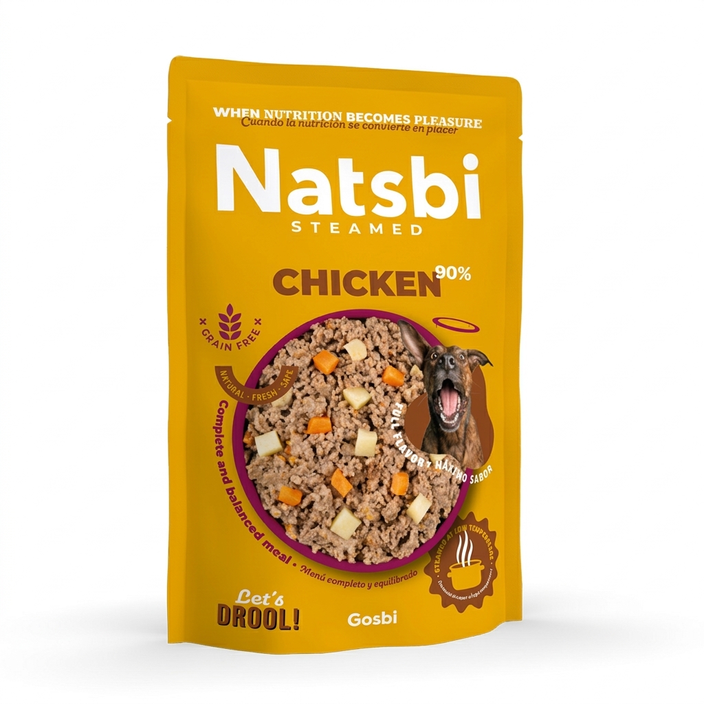 Natsbi Steamed Dog Chicken - Imagen 1
