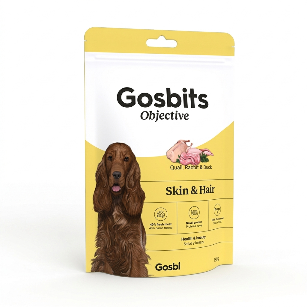 Gosbits Objective Dog Skin & Hair 150g - Imagen 1