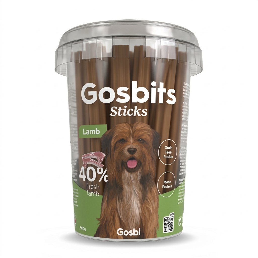 Gosbits Sticks Dog Lamb 300g - Imagen 1