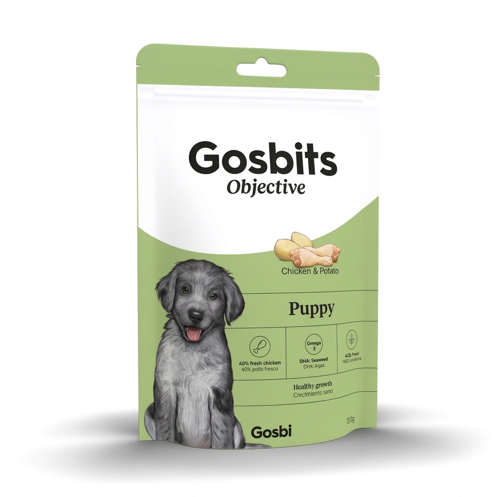 Gosbits Objective Dog Puppy 150g - Imagen 1