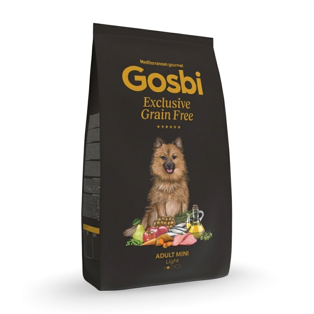 Gosbi Exclusive Grain Free Dog Adult Mini Light 2kg - Imagen 1