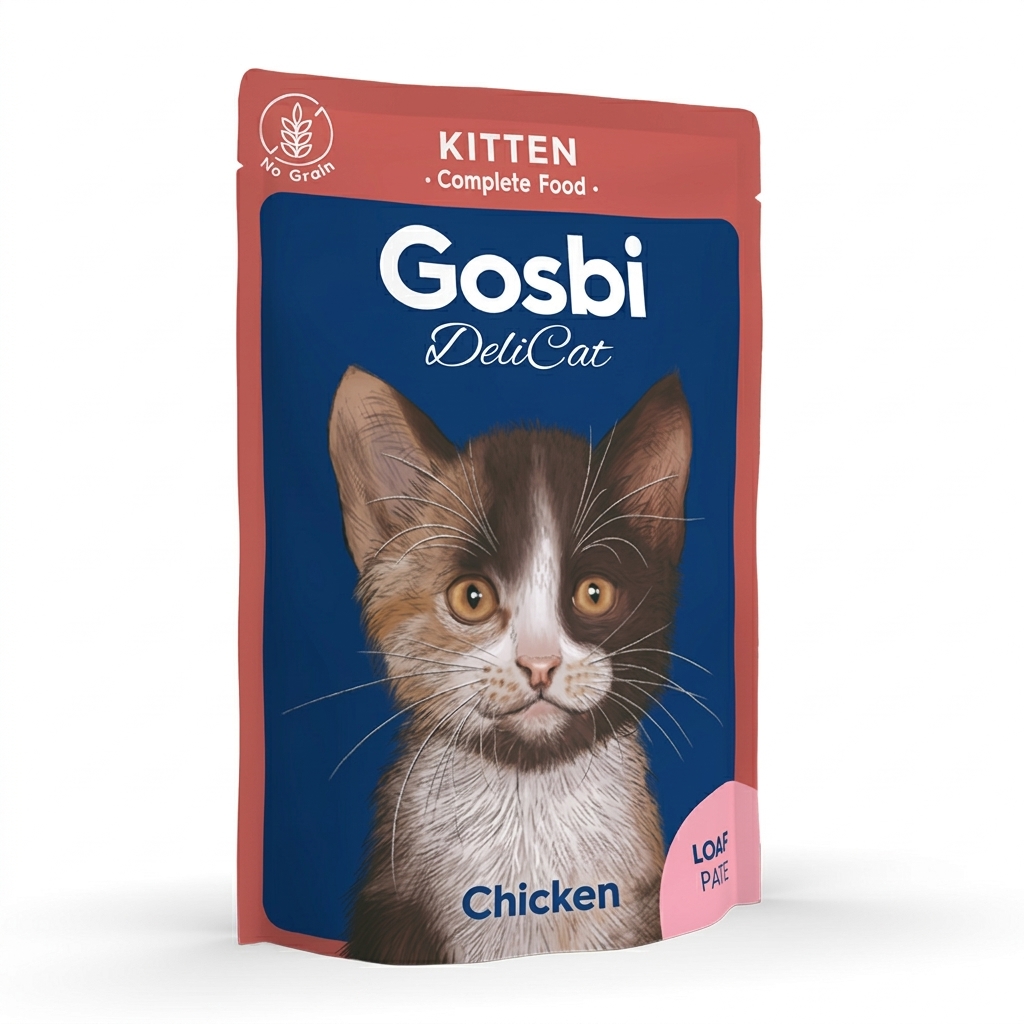 Gosbi Delicat Kitten Chicken 70g - Imagen 1