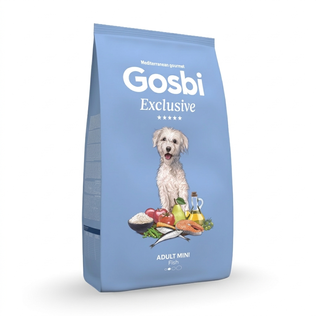 Gosbi Exclusive Dog Adult Mini Fish 2kg - Imagen 1
