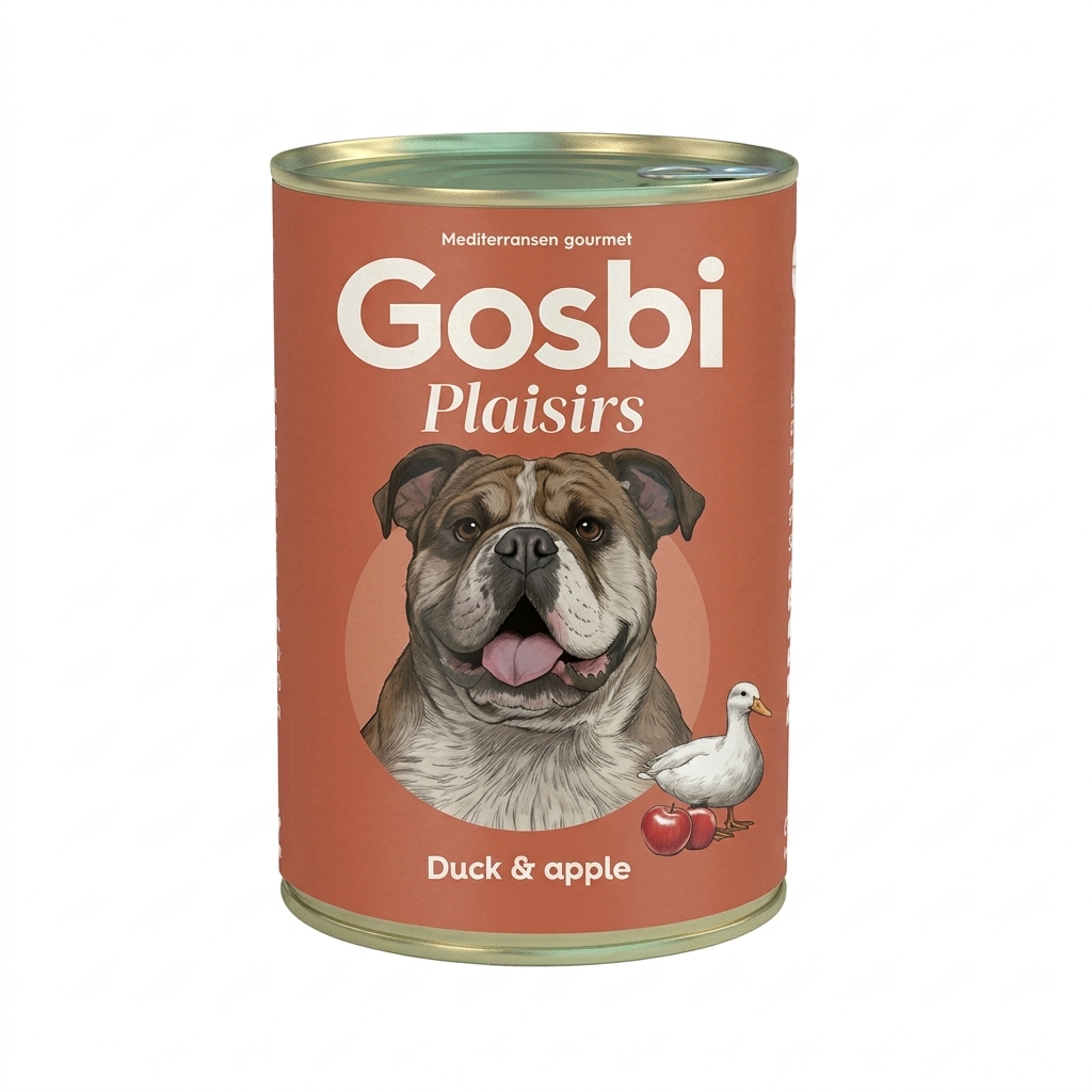Gosbi Plaisirs Duck & Apple 400g - Imagen 1