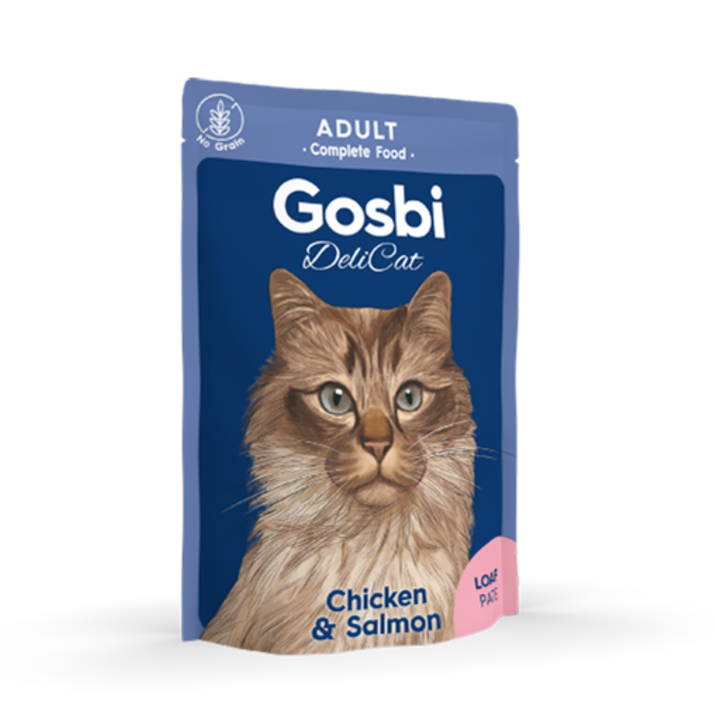 Gosbi Delicat Adult Chicken & Salmon 70g - Imagen 1